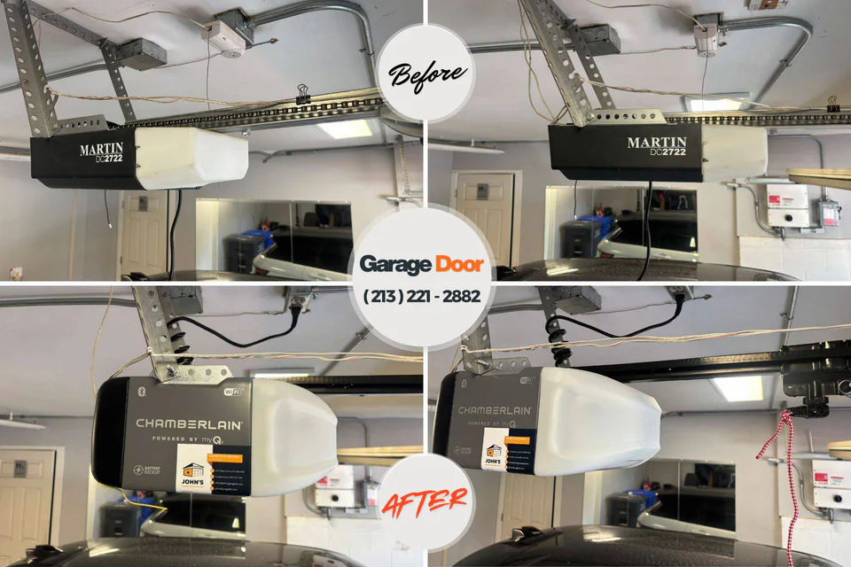 Before and after: garage door repair near me Albany